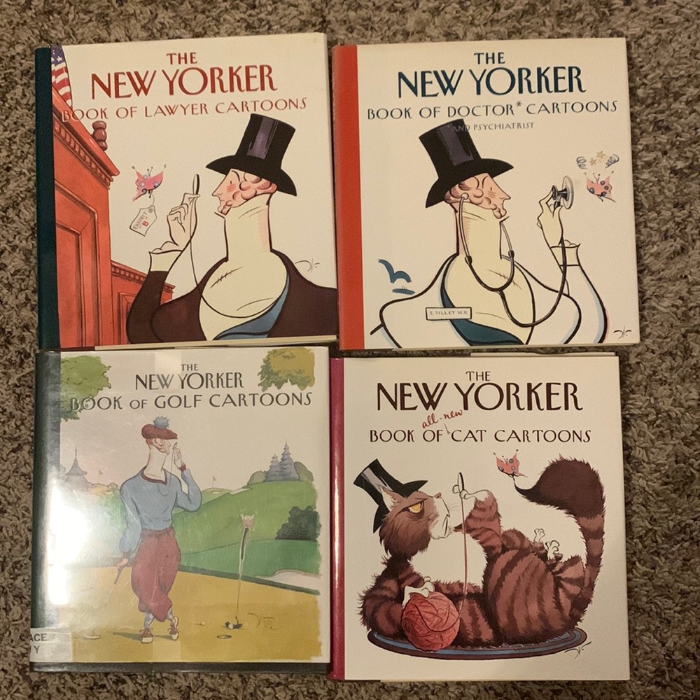 ❤️ The New Yorker Cartoon Books ❤️ F3